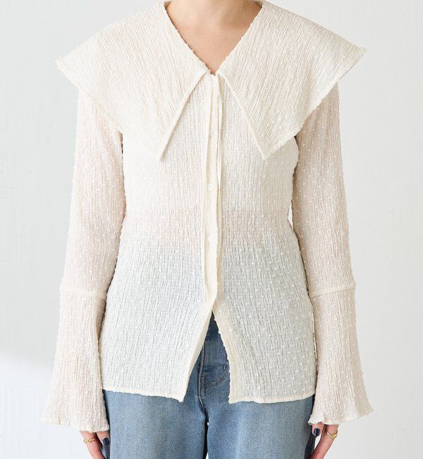  「ビッグカラーカーディガン」|Tシャツ・カットソー|