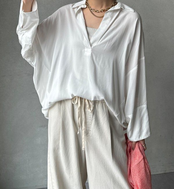  「リヨセルツイルスキッパーシャツ」|シャツ・ブラウス|