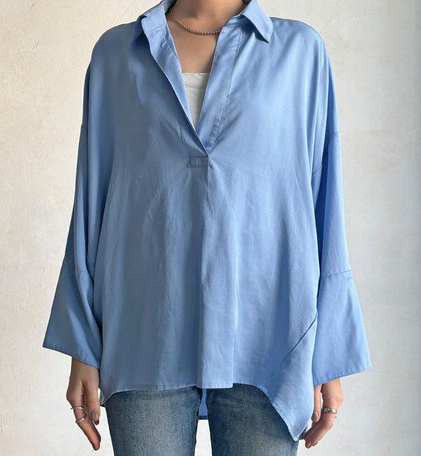  「リヨセルツイルスキッパーシャツ」|シャツ・ブラウス|