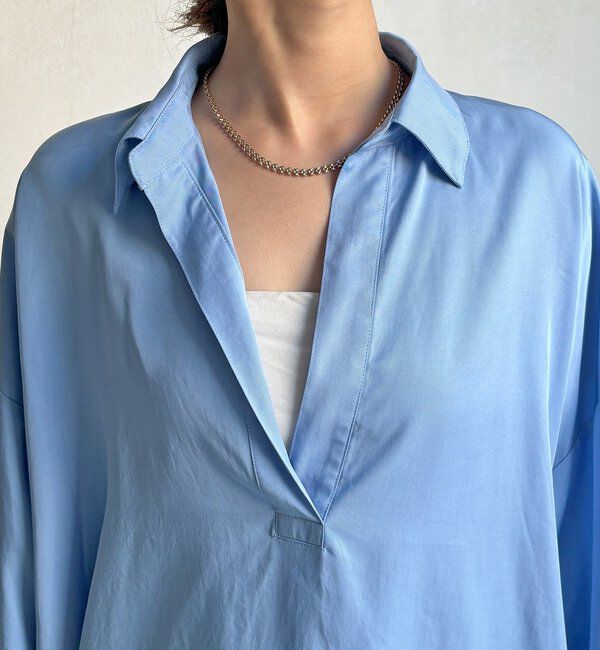  「リヨセルツイルスキッパーシャツ」|シャツ・ブラウス|