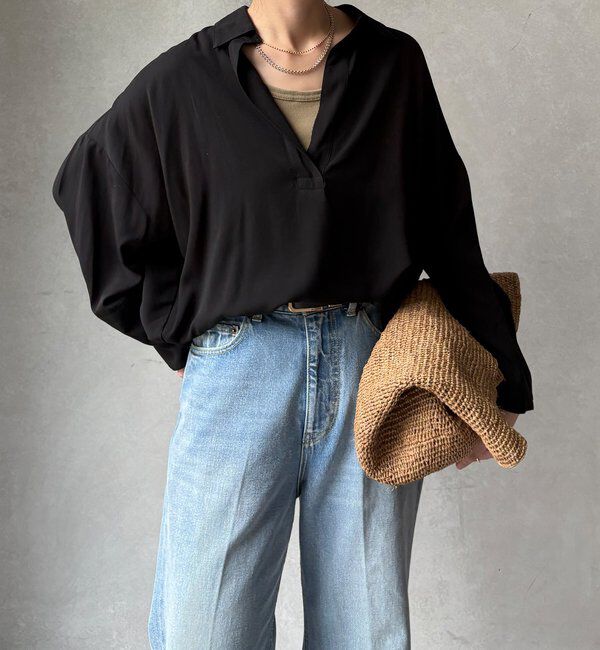  「リヨセルツイルスキッパーシャツ」|シャツ・ブラウス|