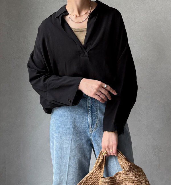  「リヨセルツイルスキッパーシャツ」|シャツ・ブラウス|