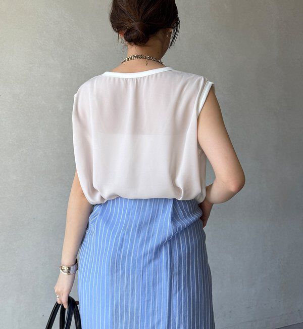  「【WEB限定】前後2WAYフレアトップス」|Tシャツ・カットソー|