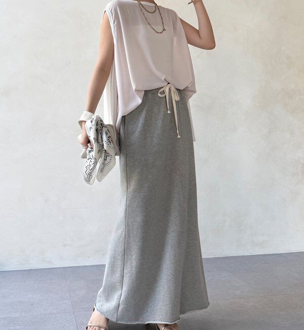  「【WEB限定】前後2WAYフレアトップス」|Tシャツ・カットソー|