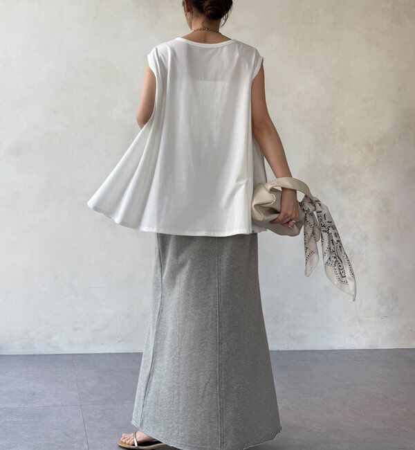  「【WEB限定】前後2WAYフレアトップス」|Tシャツ・カットソー|