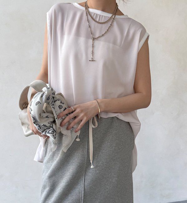  「【WEB限定】前後2WAYフレアトップス」|Tシャツ・カットソー|