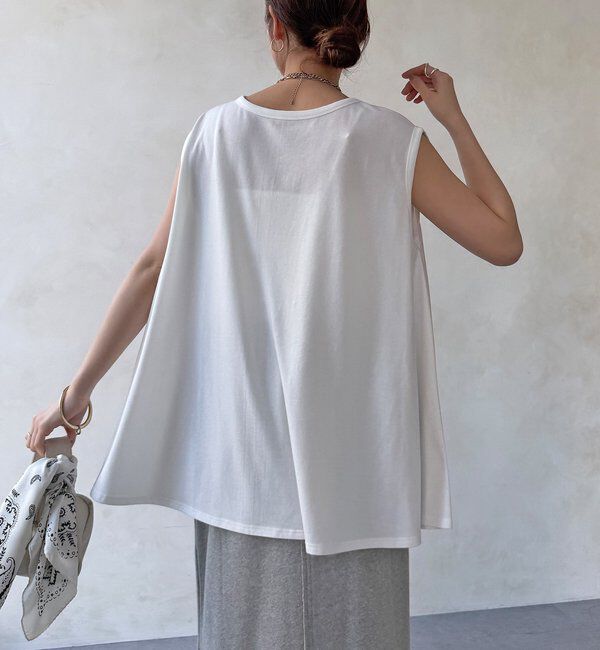  「【WEB限定】前後2WAYフレアトップス」|Tシャツ・カットソー|