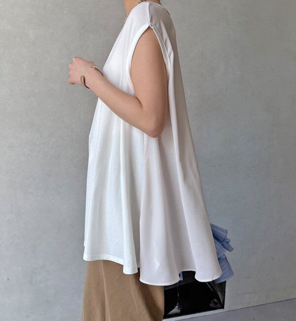  「【WEB限定】前後2WAYフレアトップス」|Tシャツ・カットソー|