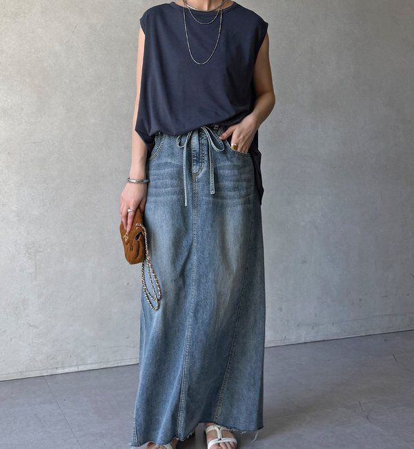  「【WEB限定】前後2WAYフレアトップス」|Tシャツ・カットソー|