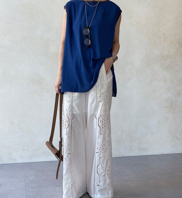  「【WEB限定】前後2WAYフレアトップス」|Tシャツ・カットソー|