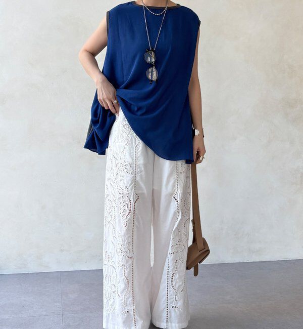  「【WEB限定】前後2WAYフレアトップス」|Tシャツ・カットソー|