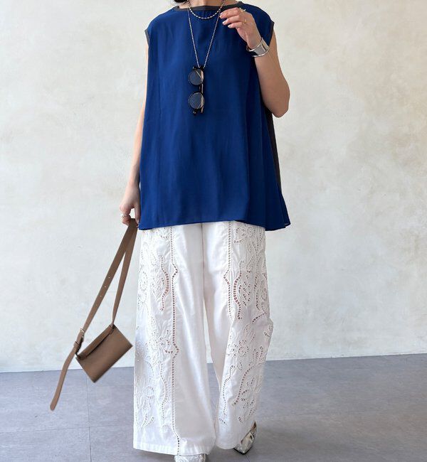  「【WEB限定】前後2WAYフレアトップス」|Tシャツ・カットソー|