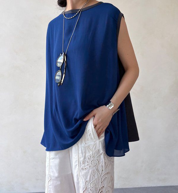  「【WEB限定】前後2WAYフレアトップス」|Tシャツ・カットソー|