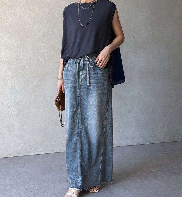  「【WEB限定】前後2WAYフレアトップス」|Tシャツ・カットソー|