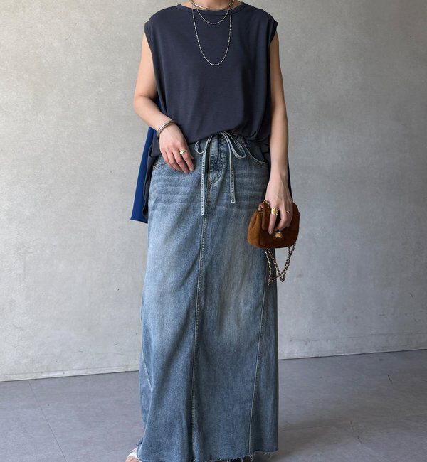  「【WEB限定】前後2WAYフレアトップス」|Tシャツ・カットソー|