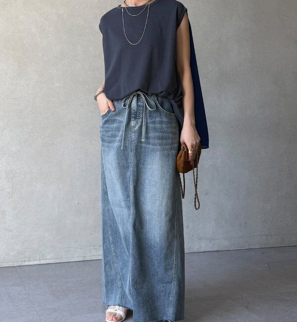  「【WEB限定】前後2WAYフレアトップス」|Tシャツ・カットソー|