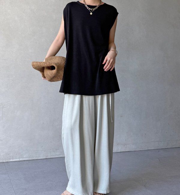  「【WEB限定】前後2WAYフレアトップス」|Tシャツ・カットソー|