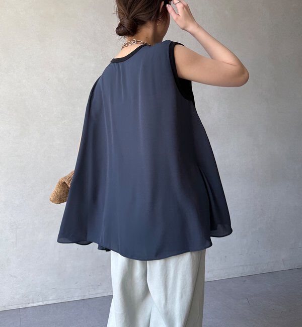  「【WEB限定】前後2WAYフレアトップス」|Tシャツ・カットソー|