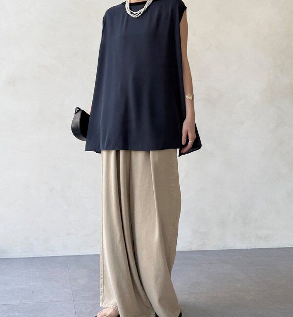  「【WEB限定】前後2WAYフレアトップス」|Tシャツ・カットソー|