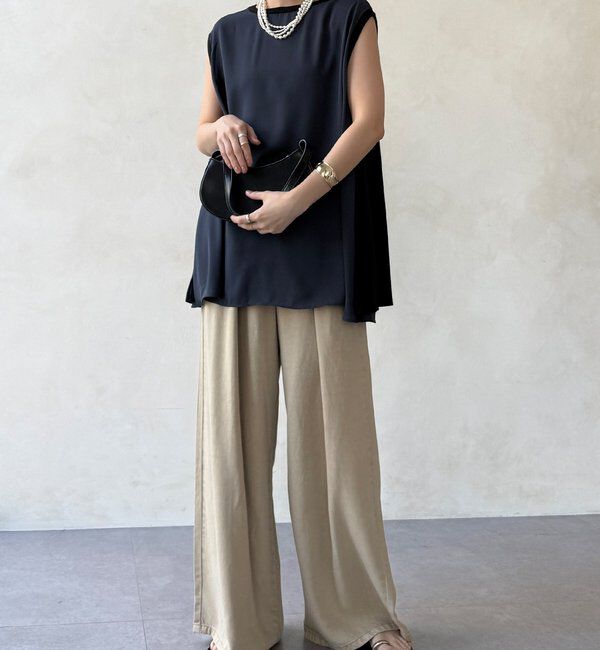  「【WEB限定】前後2WAYフレアトップス」|Tシャツ・カットソー|