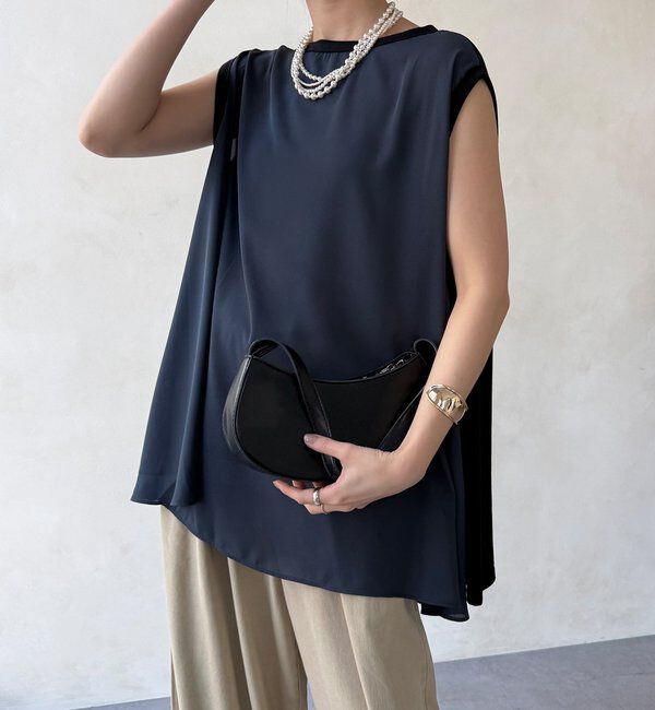  「【WEB限定】前後2WAYフレアトップス」|Tシャツ・カットソー|