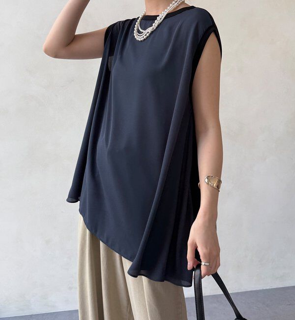  「【WEB限定】前後2WAYフレアトップス」|Tシャツ・カットソー|