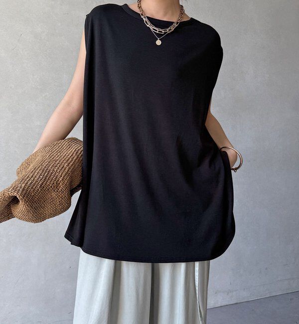  「【WEB限定】前後2WAYフレアトップス」|Tシャツ・カットソー|