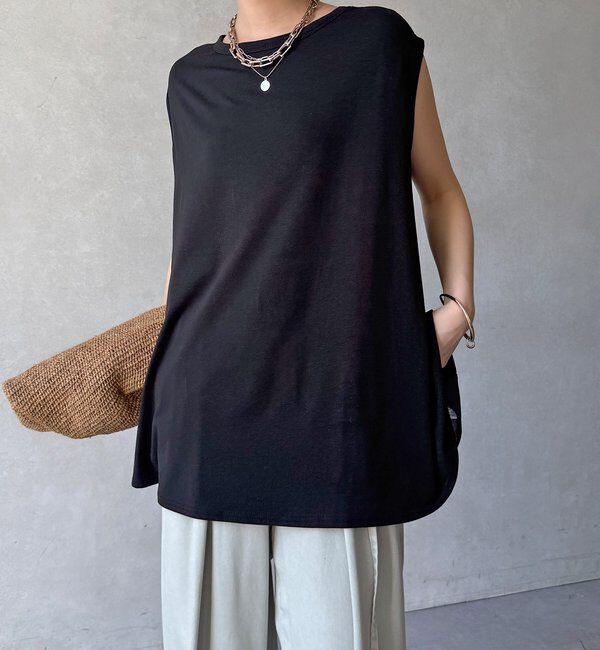  「【WEB限定】前後2WAYフレアトップス」|Tシャツ・カットソー|