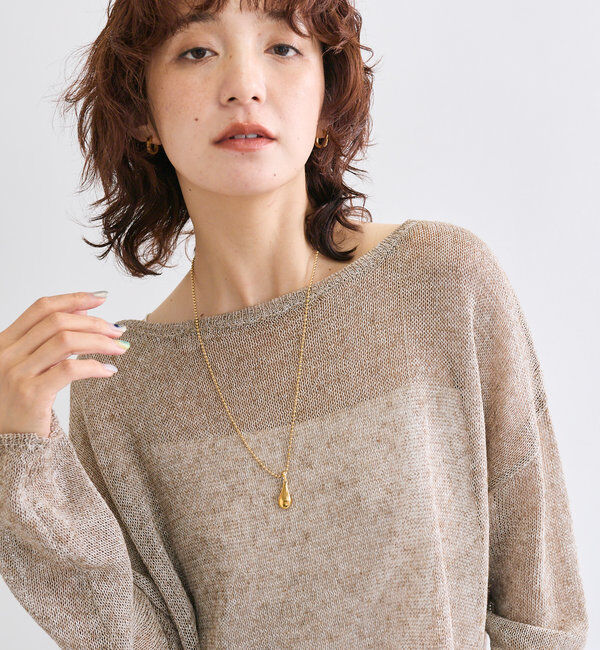  「【R.good(アールドットグッド)】drop&ballネックレス」|ブローチ・コサージュ|