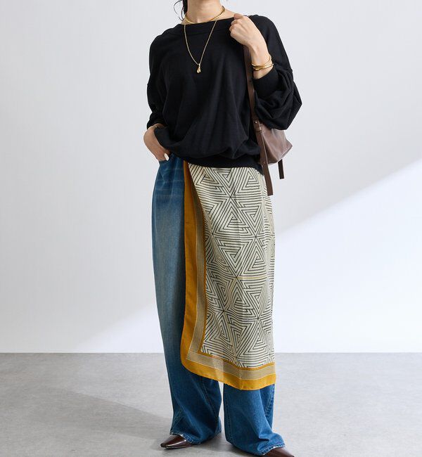  「【アレンジ自在！】スクエアストール」|ストール|