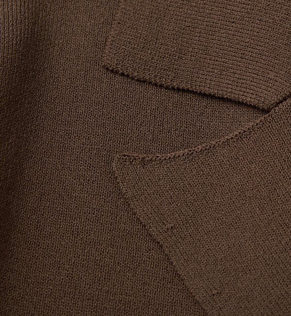  「【季節の変わり目に/接触冷感】ショートニットジャケット」|テーラードジャケット|