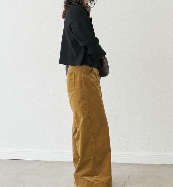  「【季節の変わり目に/接触冷感】ショートニットジャケット」|テーラードジャケット|