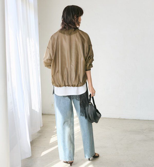  「予約【A・MONN(アモン)】addフロントナローデニム」|デニム|