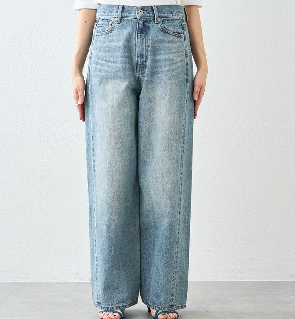  「予約【A・MONN(アモン)】addフロントナローデニム」|デニム|