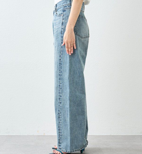  「予約【A・MONN(アモン)】addフロントナローデニム」|デニム|