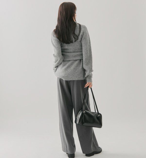  「ビスチェ付き ダブルＺＩＰカーディガン」|カーディガン|