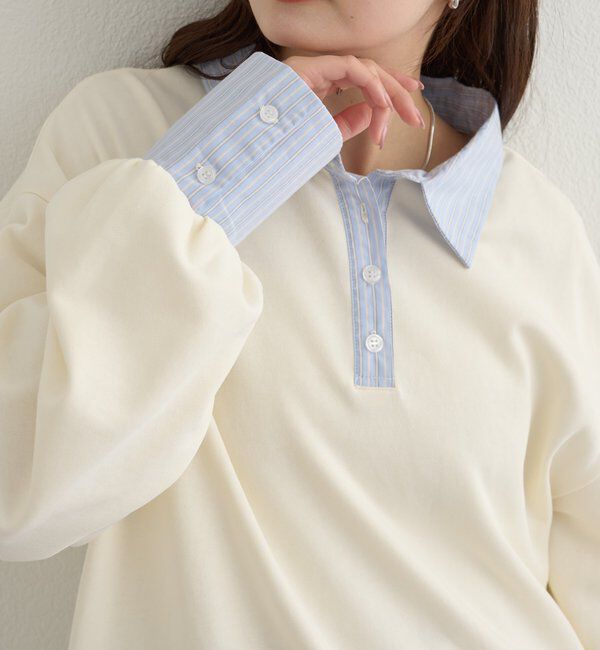  「バルーン切り替えミニワンピース」|ワンピース|