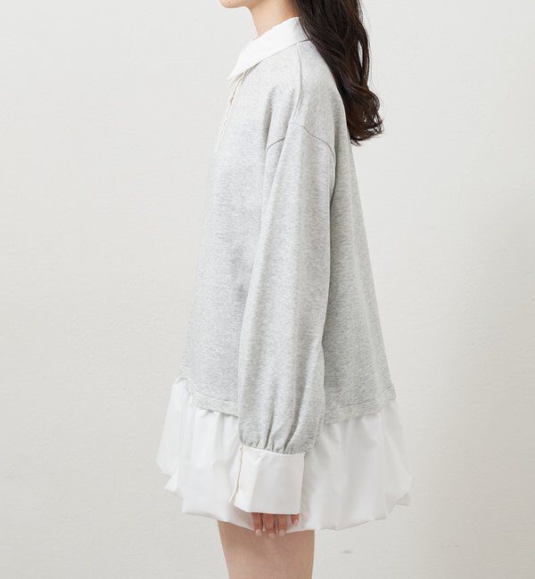  「バルーン切り替えミニワンピース」|ワンピース|