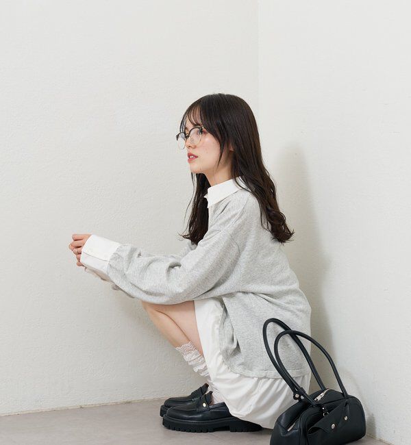  「バルーン切り替えミニワンピース」|ワンピース|