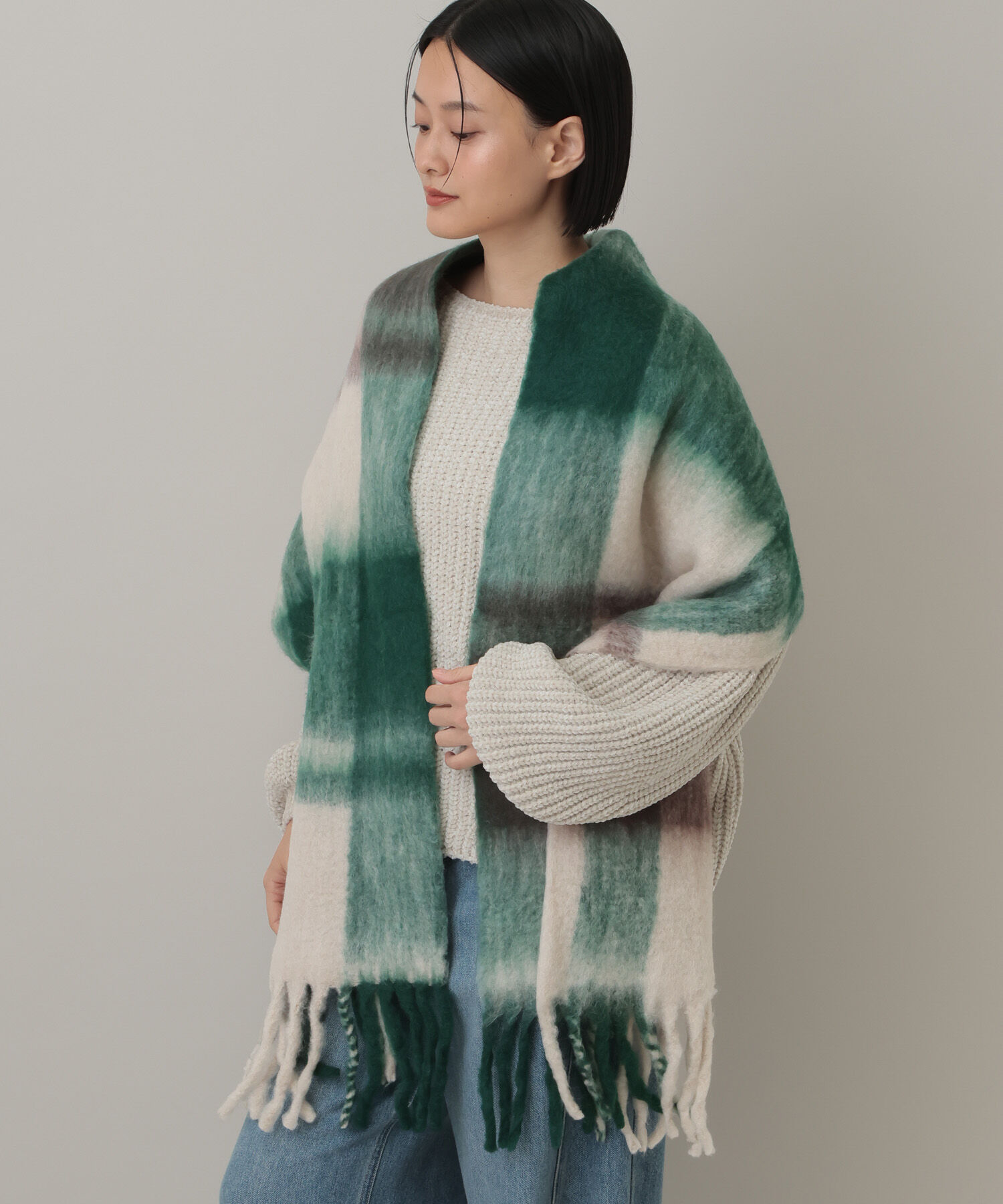 A part by 「【セレクト】THE BAGMATI_チェックマフラー」|その他|