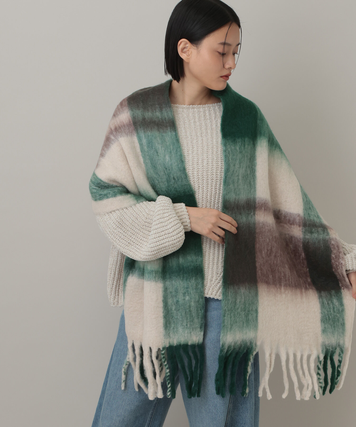 A part by 「【セレクト】THE BAGMATI_チェックマフラー」|その他|