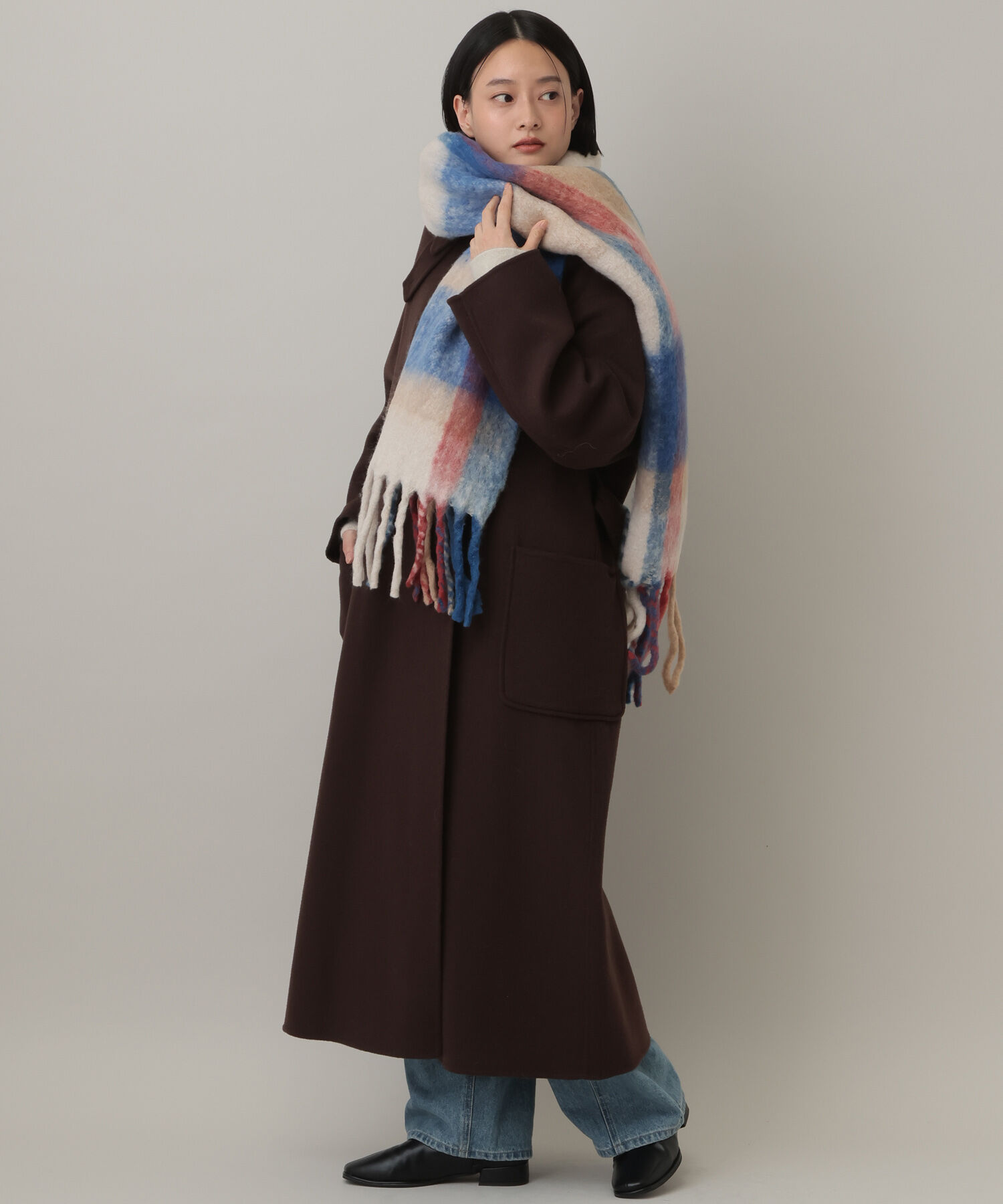 A part by 「【セレクト】THE BAGMATI_チェックマフラー」|その他|