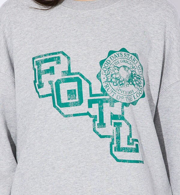 ABAHOUSE「【FRUIT OF THE LOOM/フルーツオブザルーム】カレッジレトロプリン」|スウェット・ジャージ|