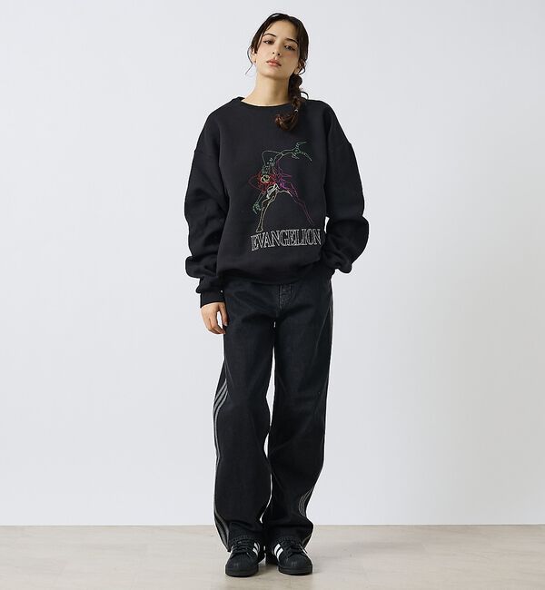 ABAHOUSE「【EVANGELION x FRUIT OF THE LOOM】刺繍 クルーネッ」|スウェット・ジャージ|