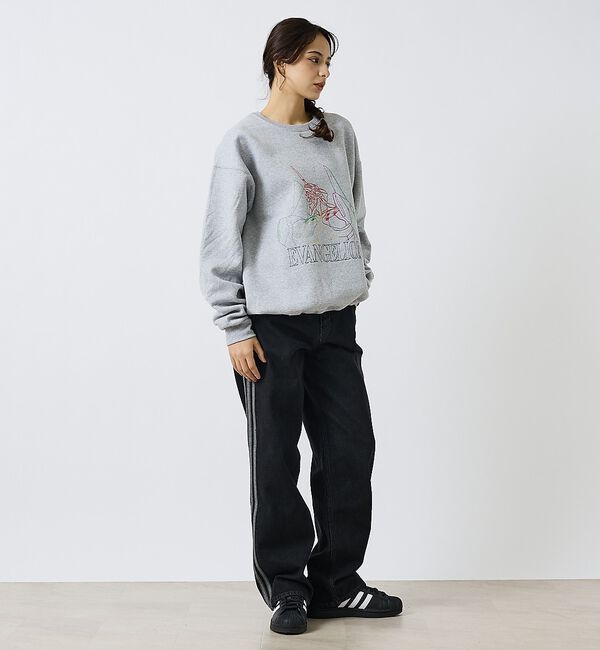 ABAHOUSE「【EVANGELION x FRUIT OF THE LOOM】刺繍 クルーネッ」|スウェット・ジャージ|