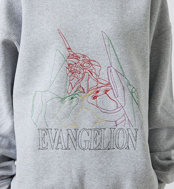 ABAHOUSE「【EVANGELION x FRUIT OF THE LOOM】刺繍 クルーネッ」|スウェット・ジャージ|