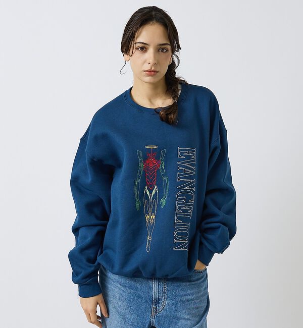 ABAHOUSE「【EVANGELION x FRUIT OF THE LOOM】刺繍 クルーネッ」|スウェット・ジャージ|