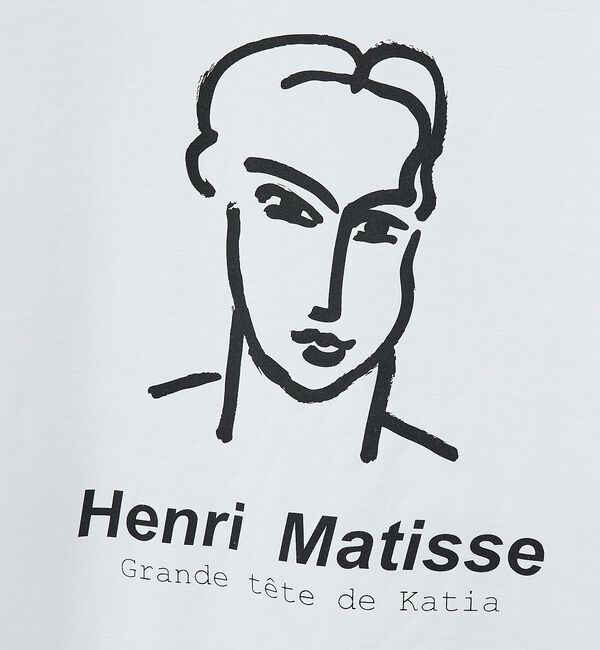 ABAHOUSE「【Henri Matisse / アンリ・マティス】ラインアート グラフィック」|Tシャツ・カットソー|