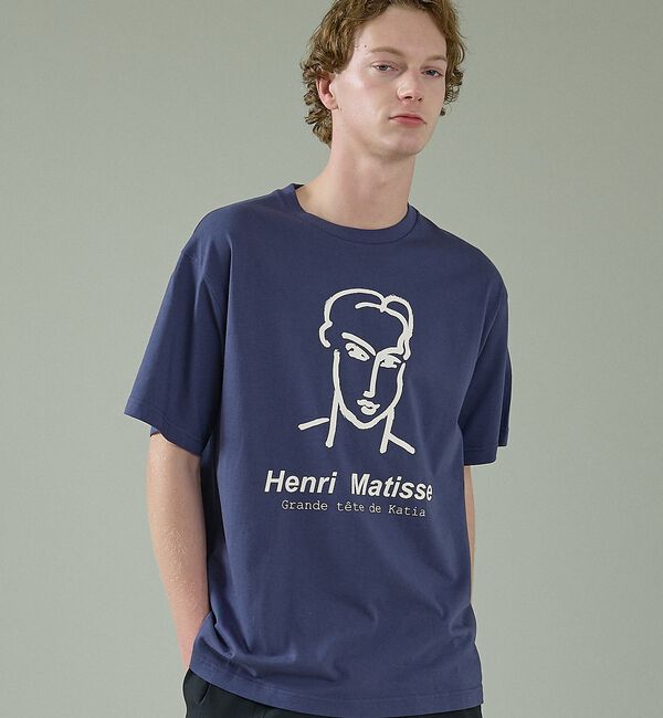 ABAHOUSE「【Henri Matisse / アンリ・マティス】ラインアート グラフィック」|Tシャツ・カットソー|