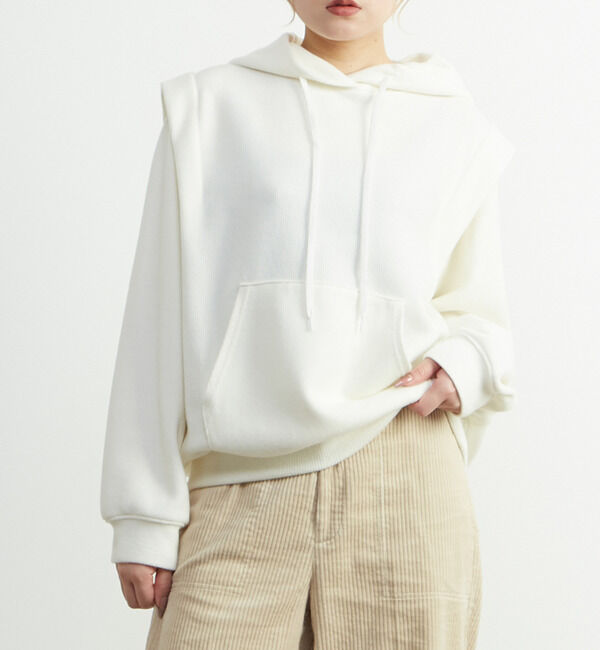 A_「【A_/エース】バルキーパーカー」|Tシャツ・カットソー|オフホワイト